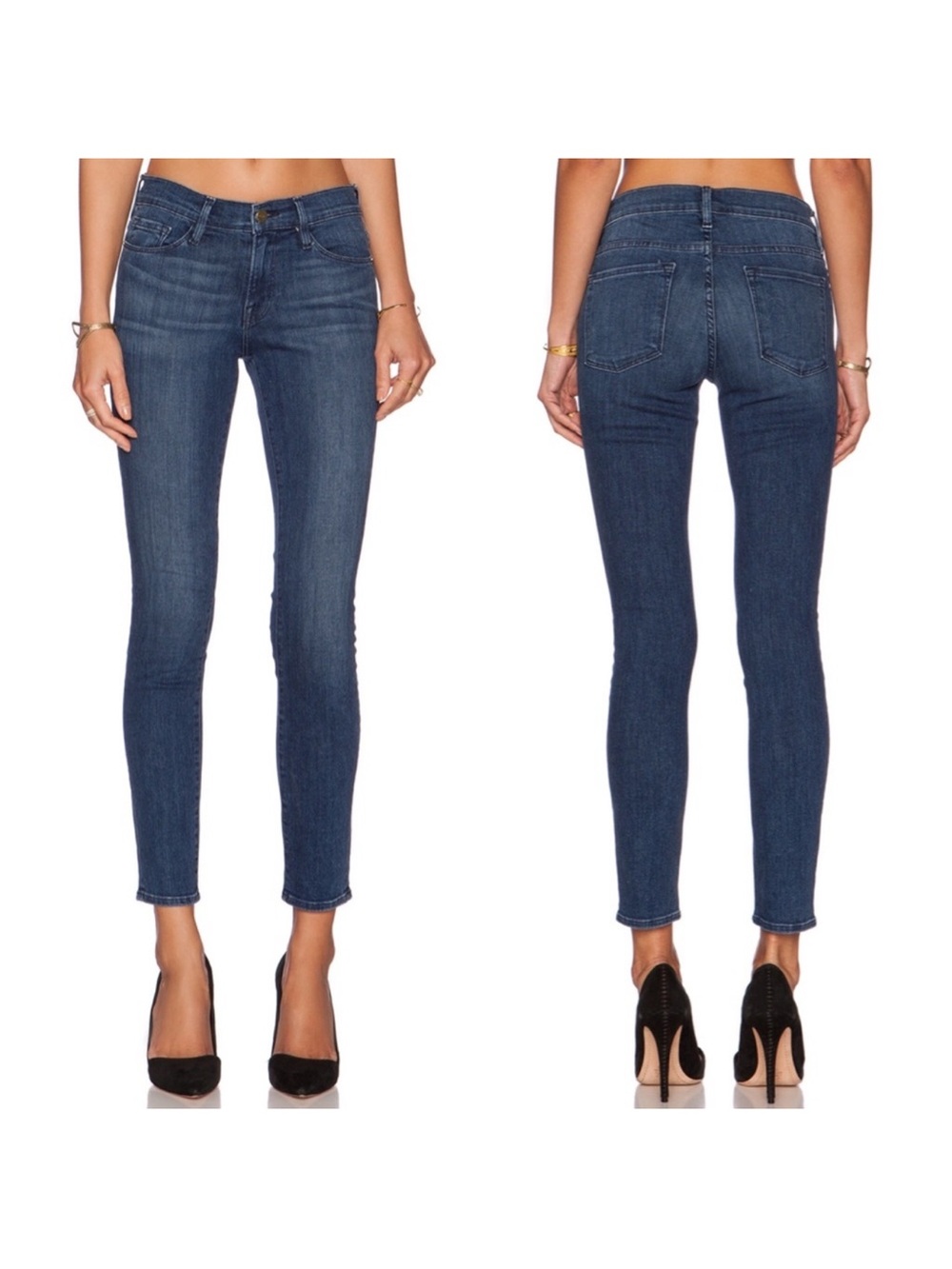 Frame Le Skinny de Jeanne Crop Jeans